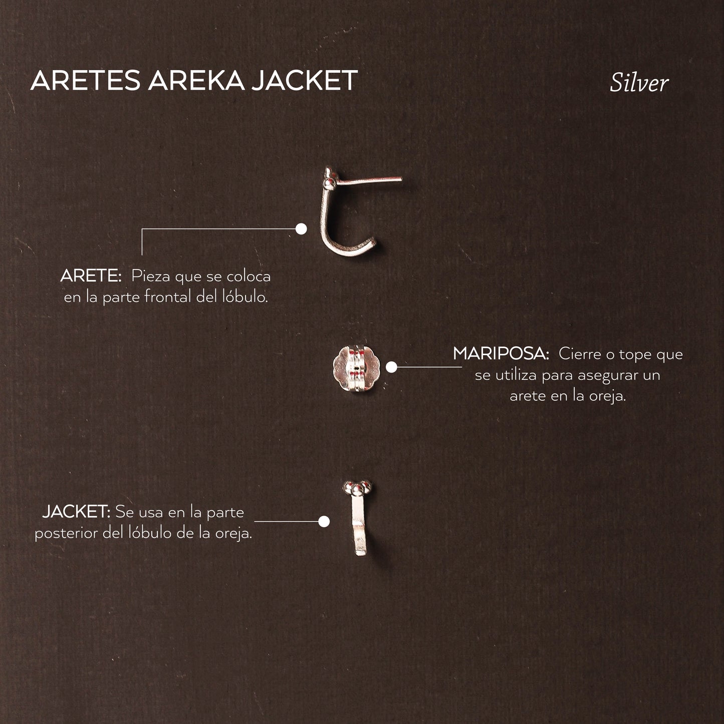 ARETES AREKA JACKET SILVER