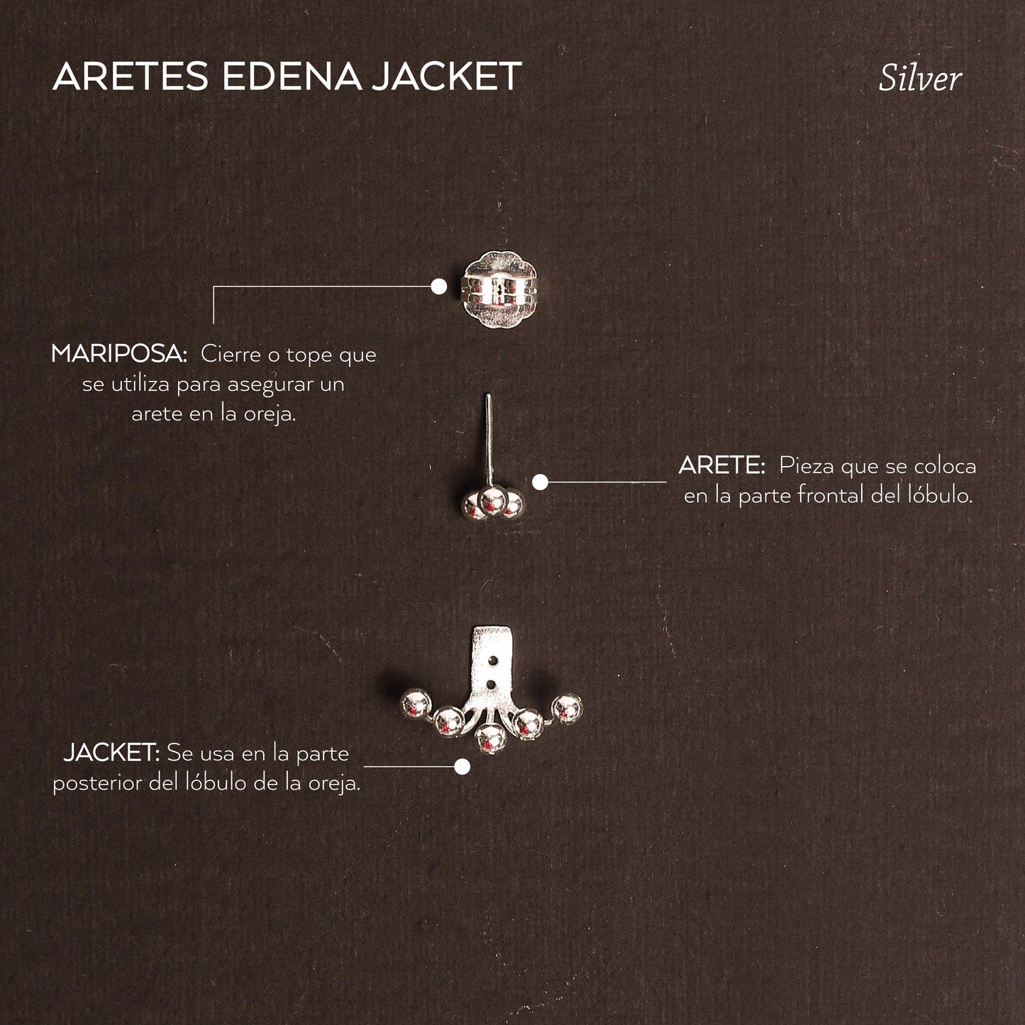 ARETES EDENA JACKET SILVER