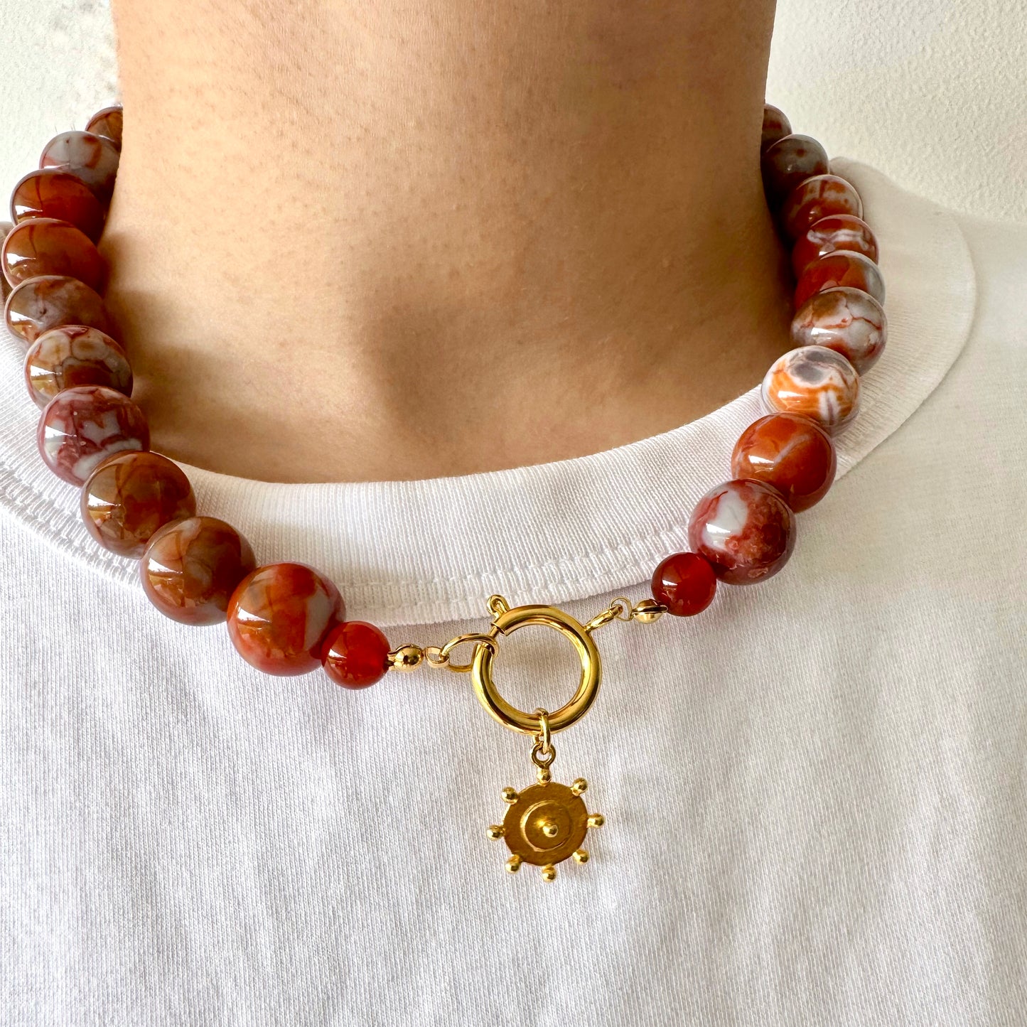 COLLAR SOL DE FUEGO