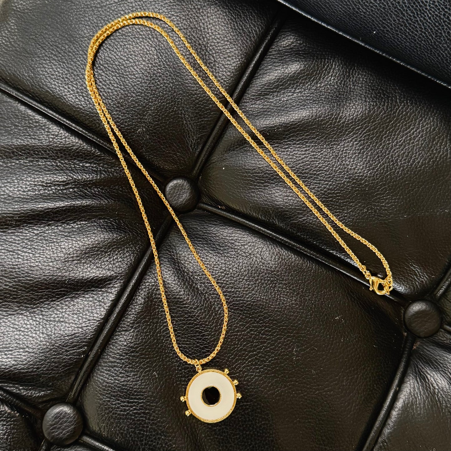 CADENA OPAL BLANCO TRAMA LARGA