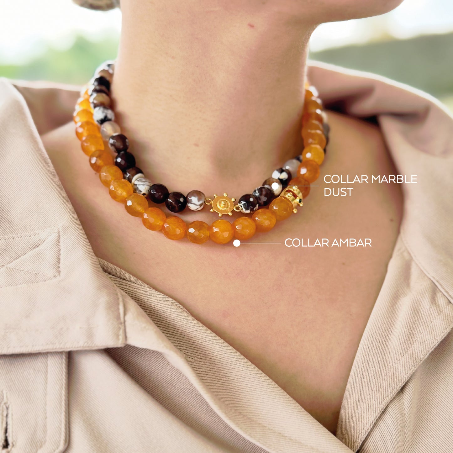 COLLAR MARBLE DUST