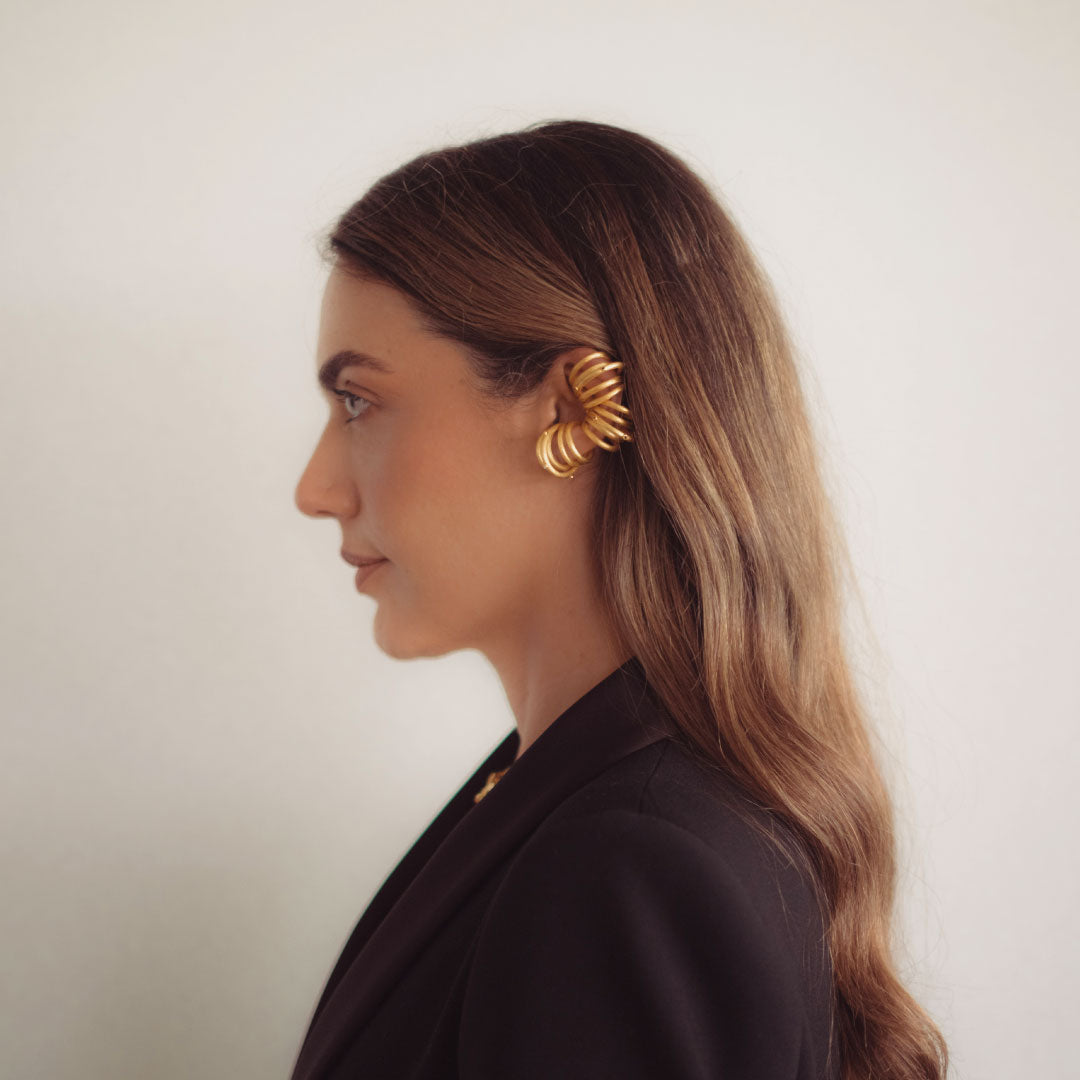 BIRMANIA WHITE EARCUFF