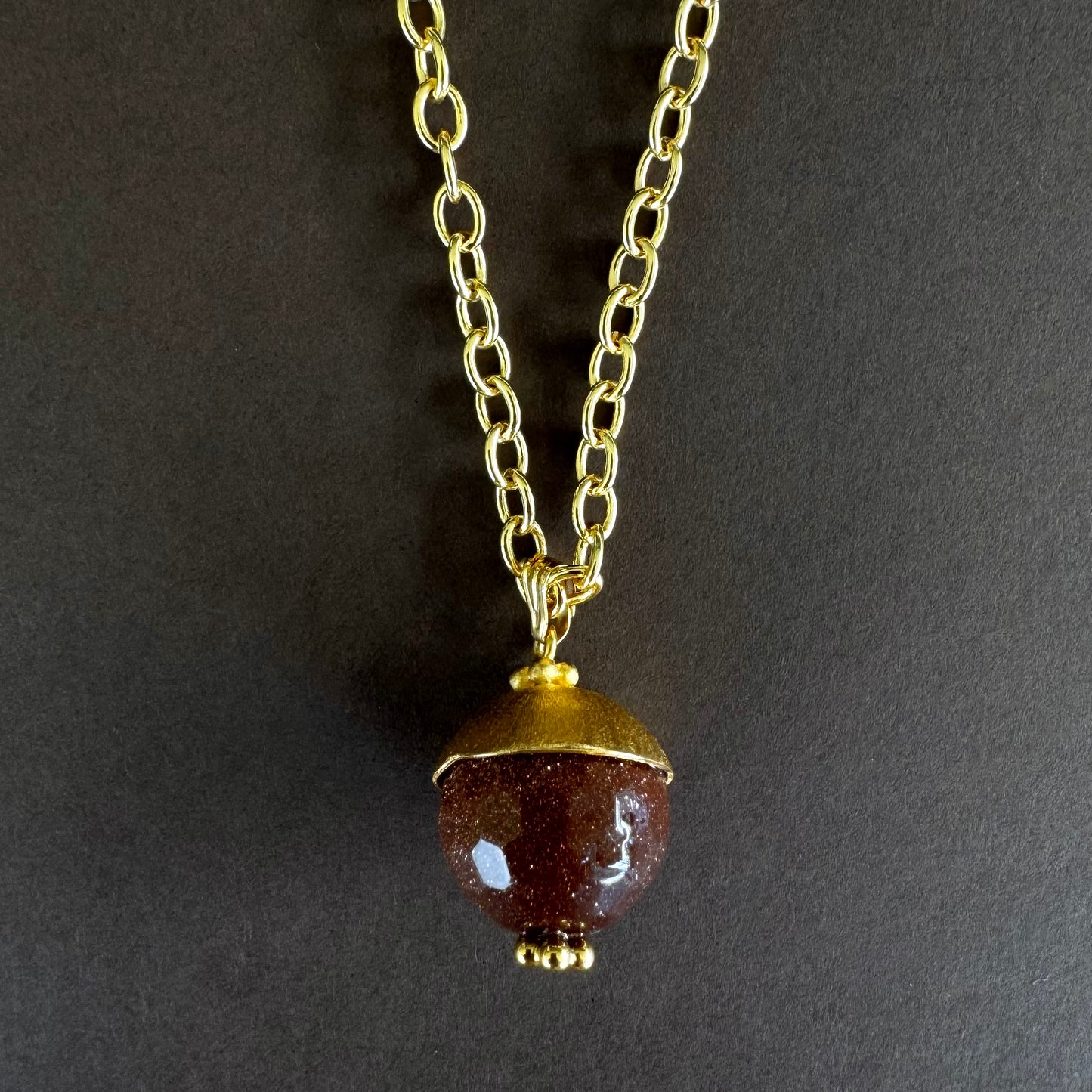 CADENA COPPER DUST CHUNKY LARGA