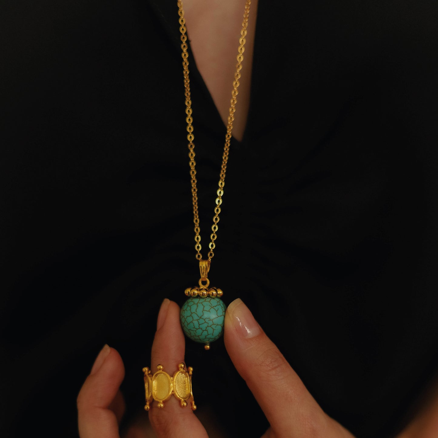 CADENA COROZEA SLIM LARGA