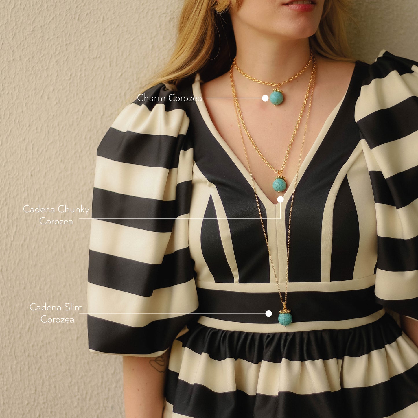 CADENA COROZEA CHUNKY LARGA