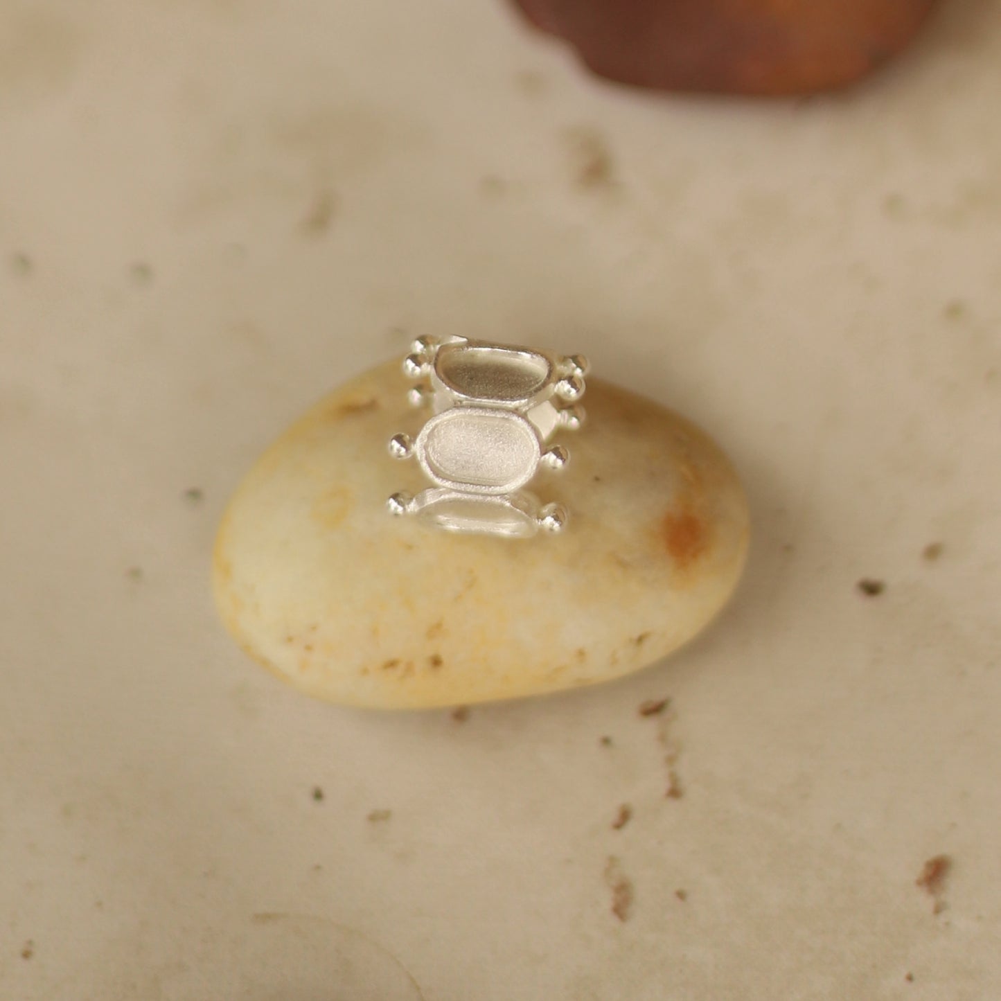 EARCUFF/ANILLO BANANTHIA SILVER