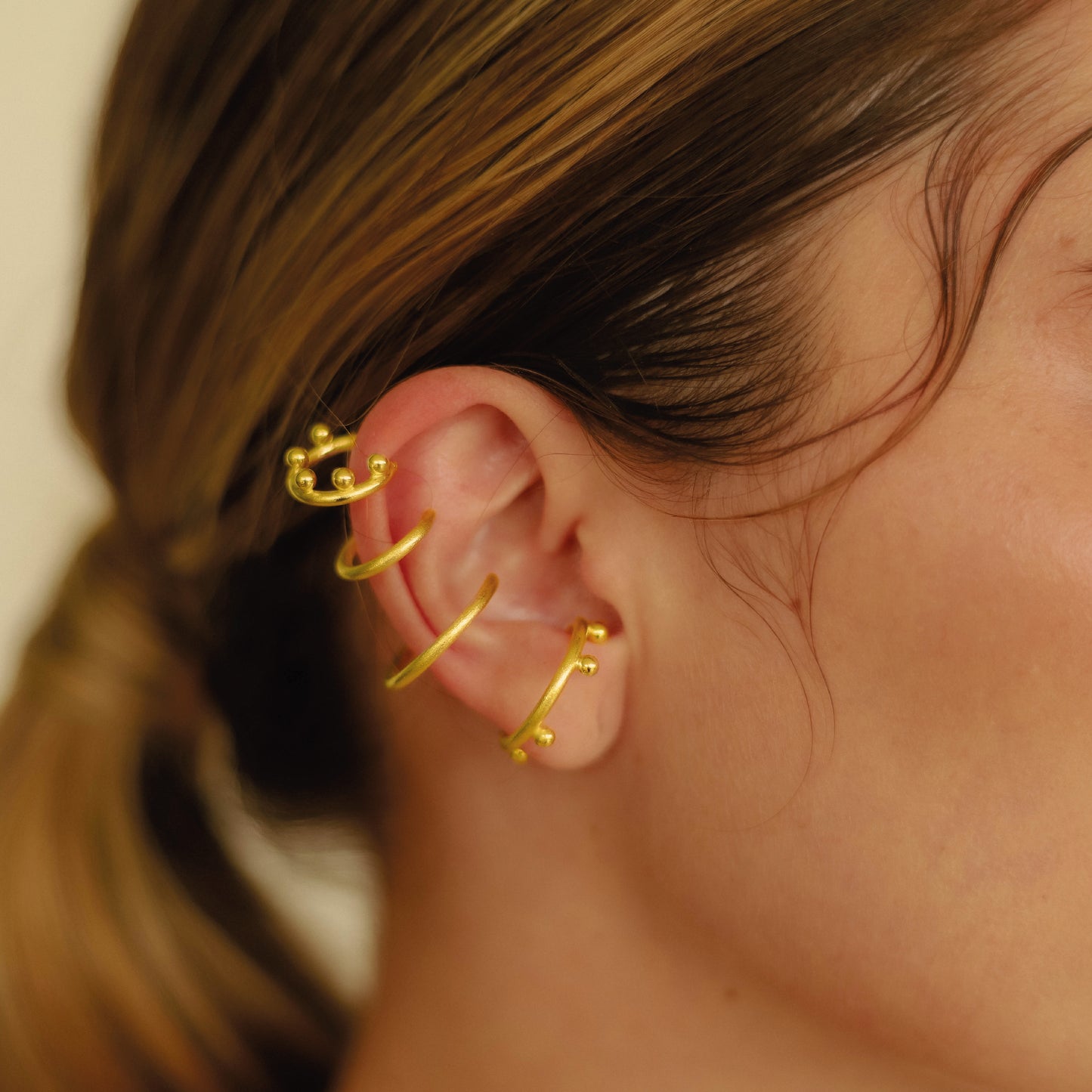 EARCUFF PALMELIA GOLD