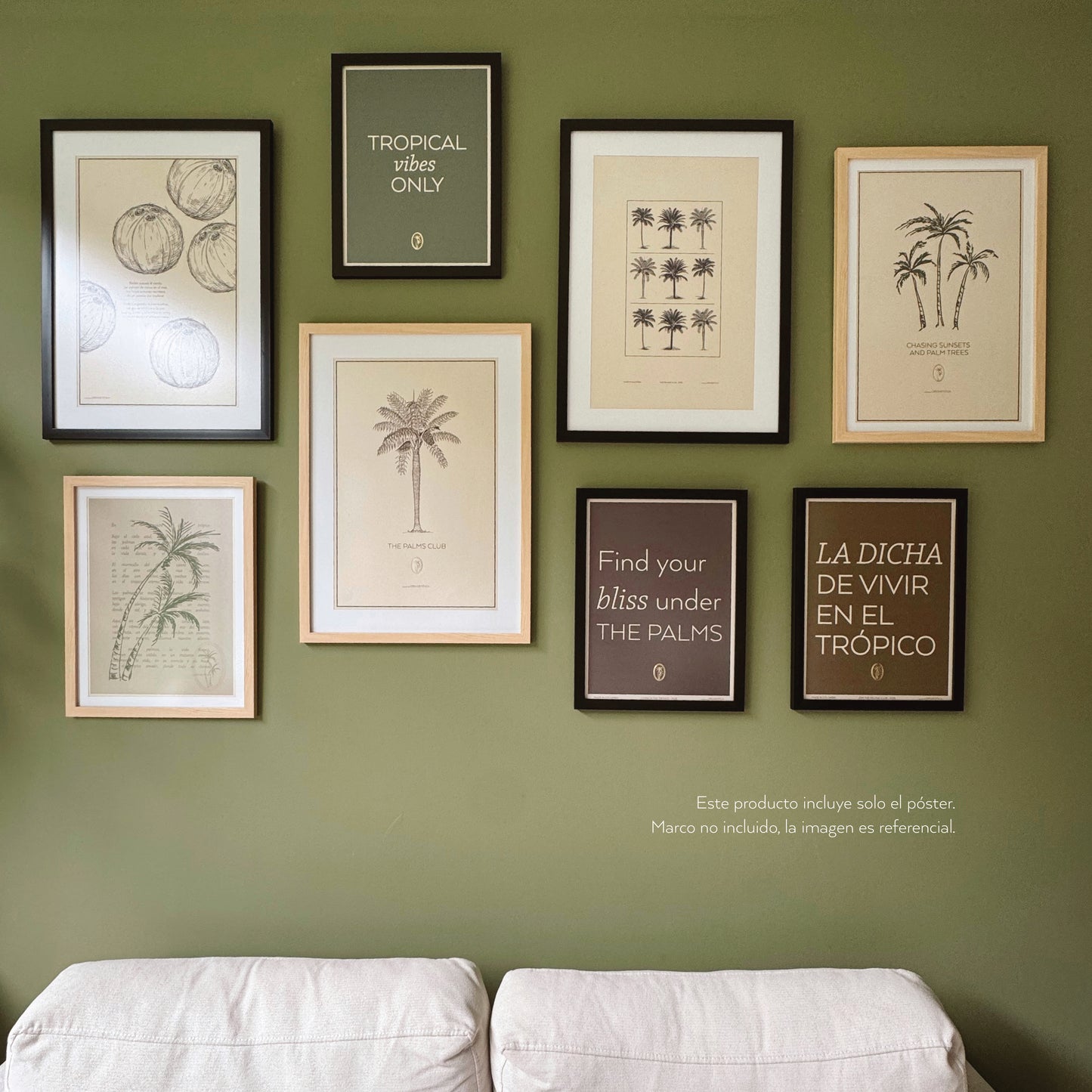 POSTER 30x40 - TROPICAL VIBES ONLY