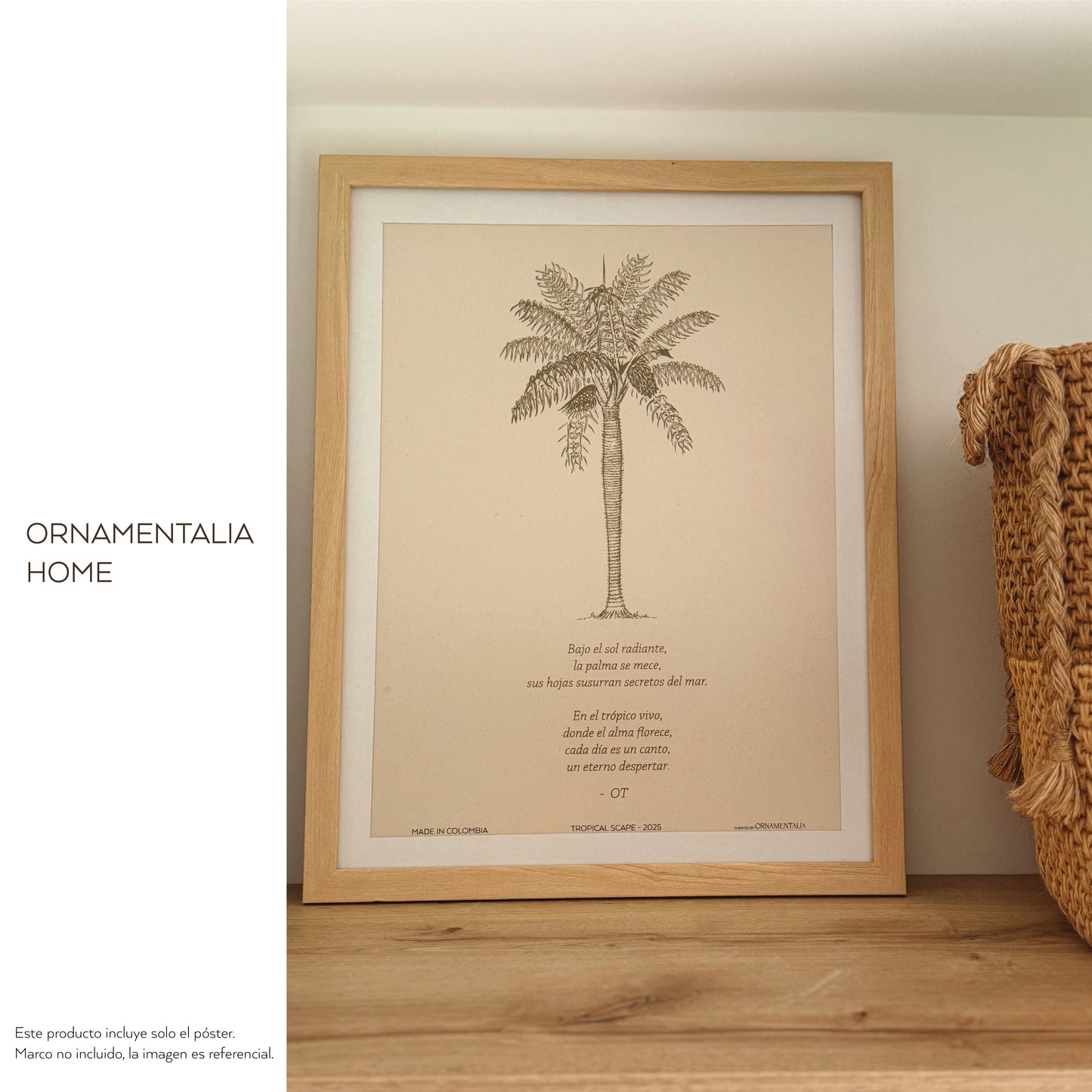 POSTER 30x40 - BAJO EL SOL