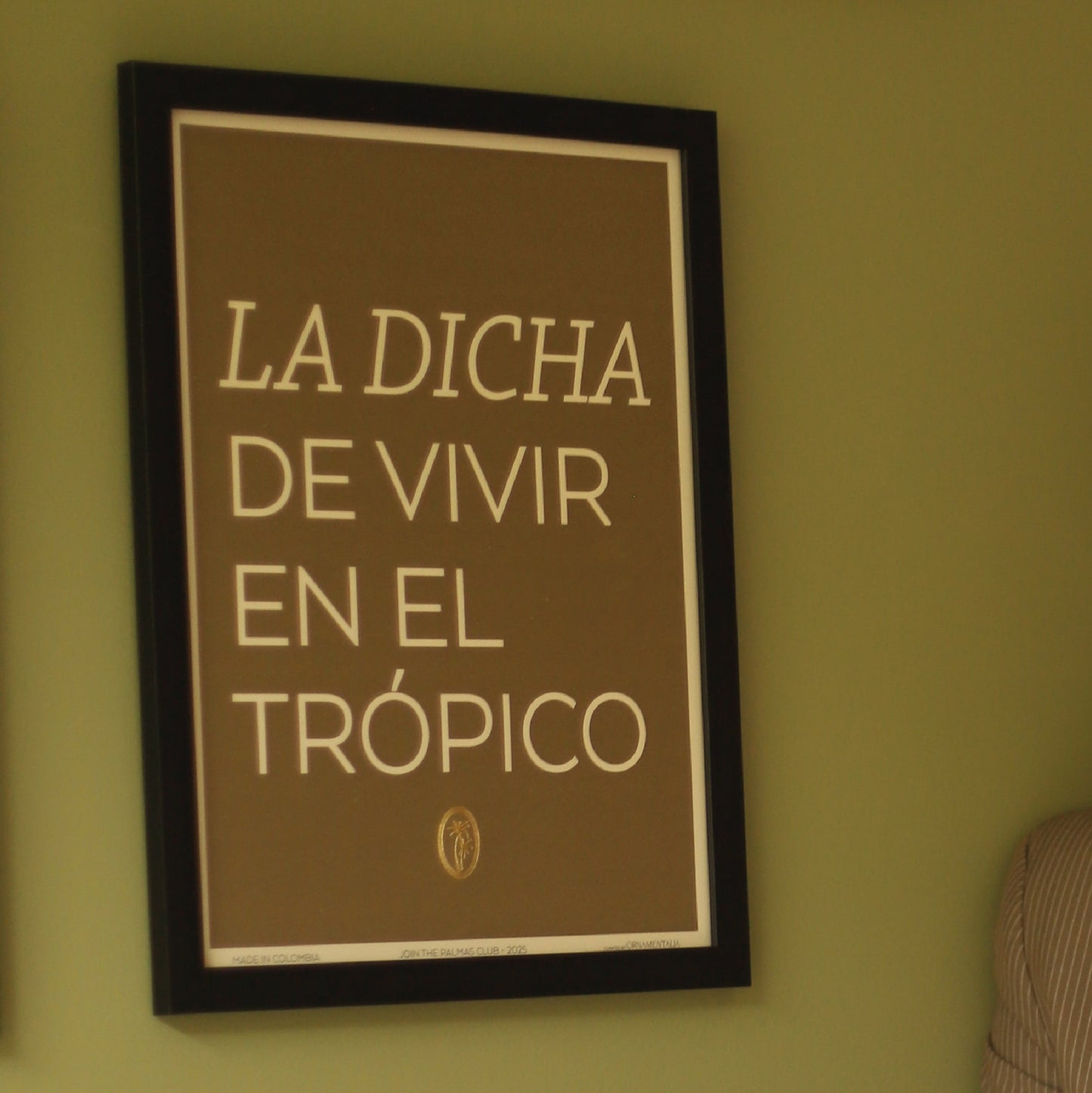 POSTER 30x40 - VIVIR EN EL TRÓPICO