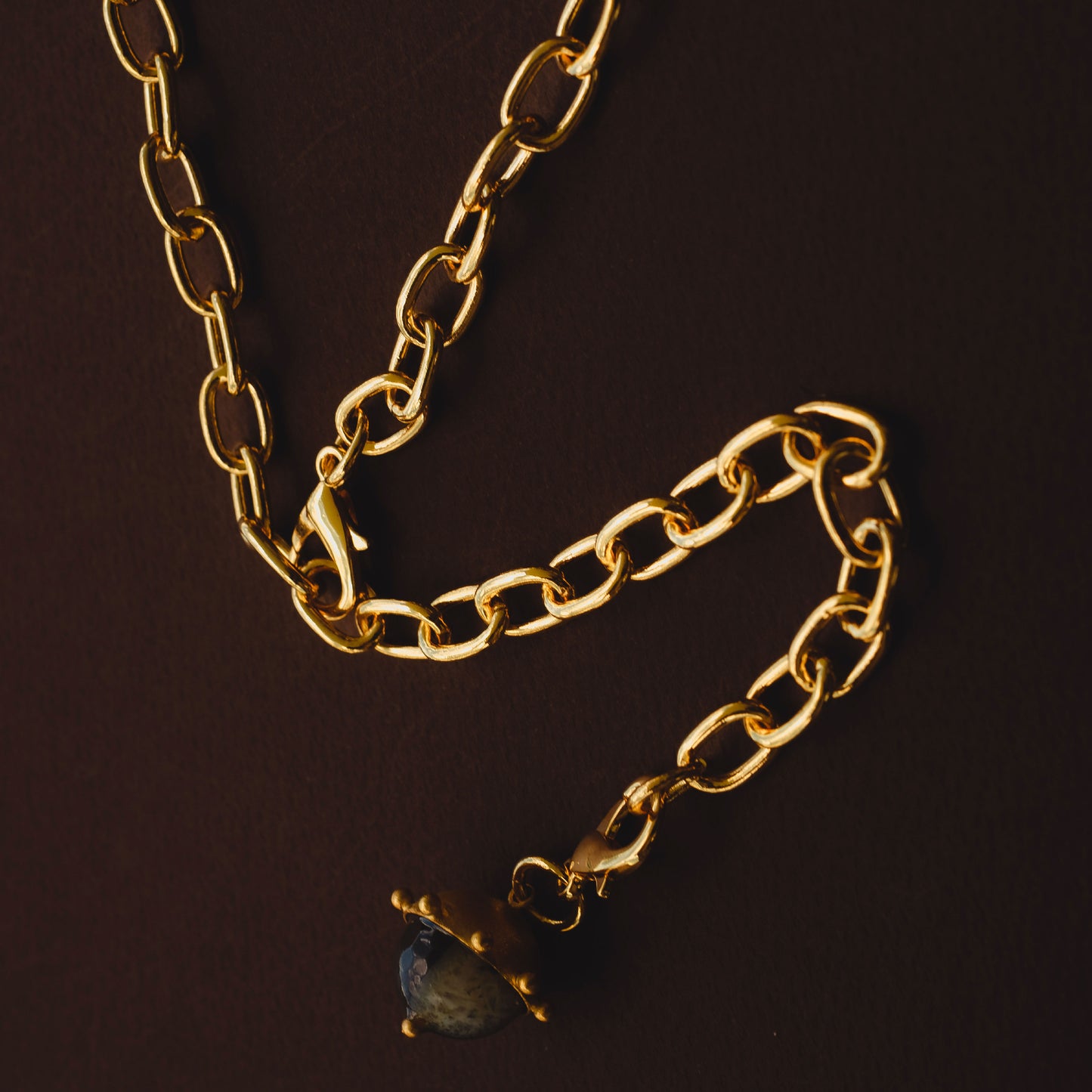 CADENA ESLABONES CHARM DUAL