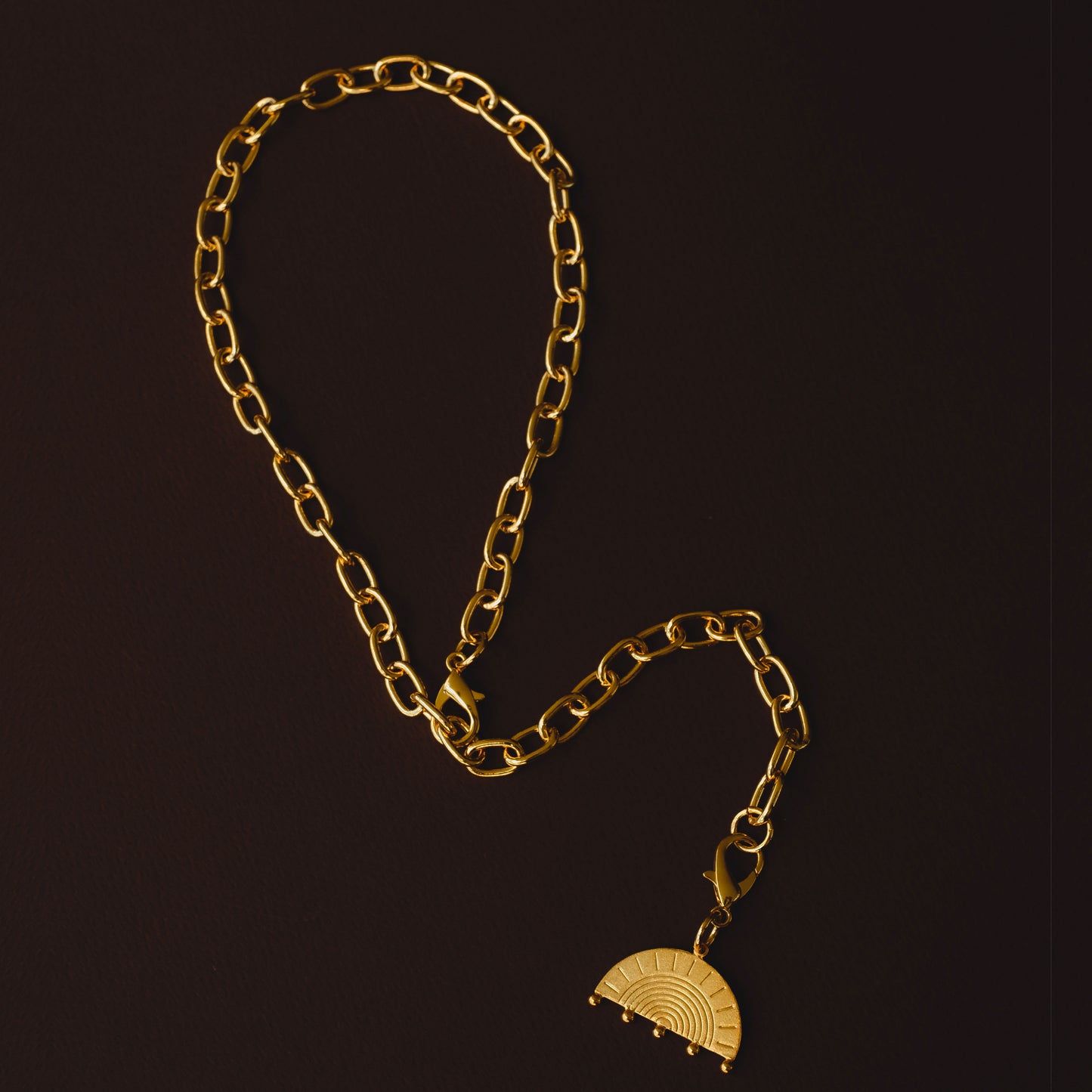CADENA ESLABONES CHARM SOLARA