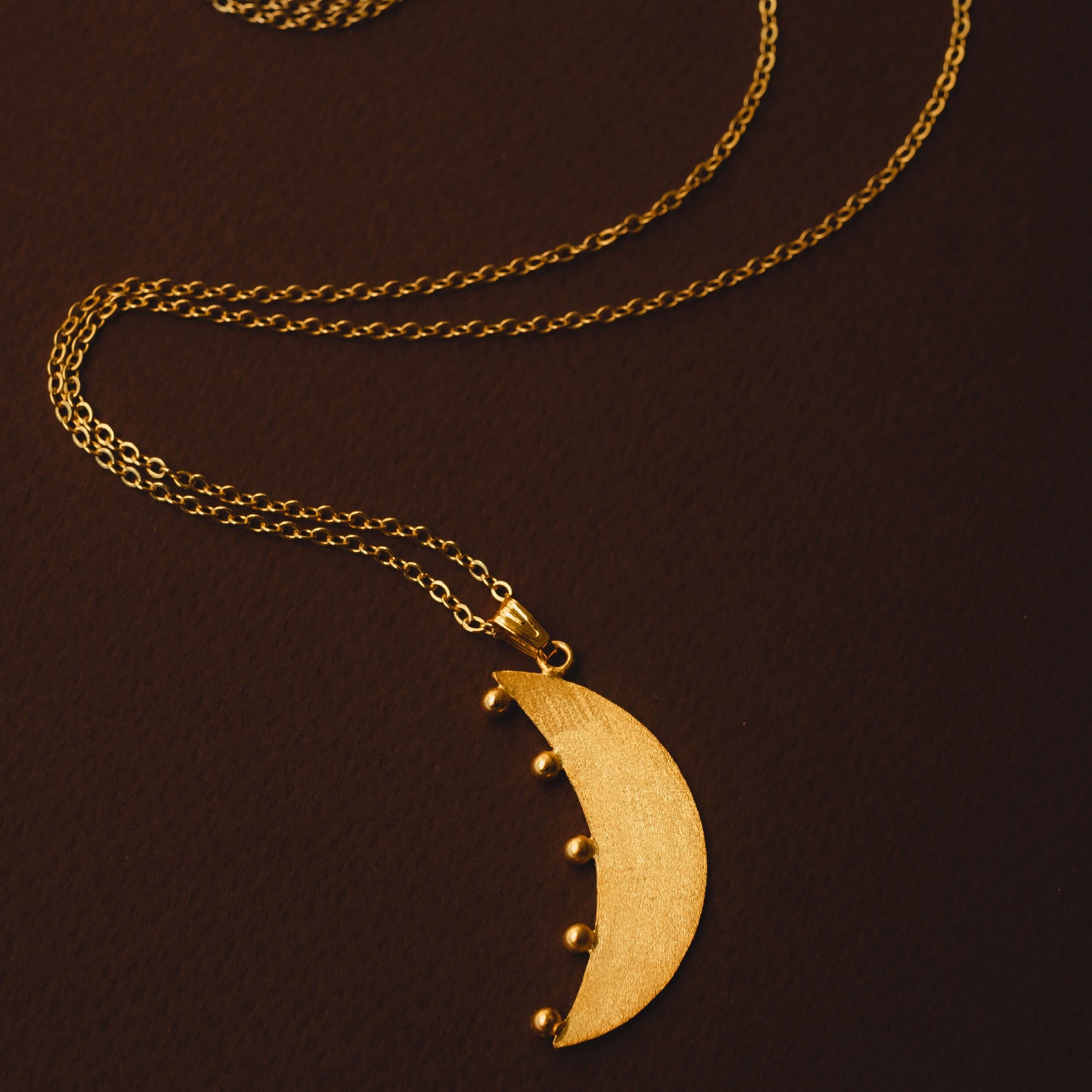CADENA SLIM LARGA LUNARA