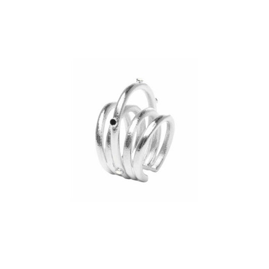 BIRMANIA SILVER EARCUFF