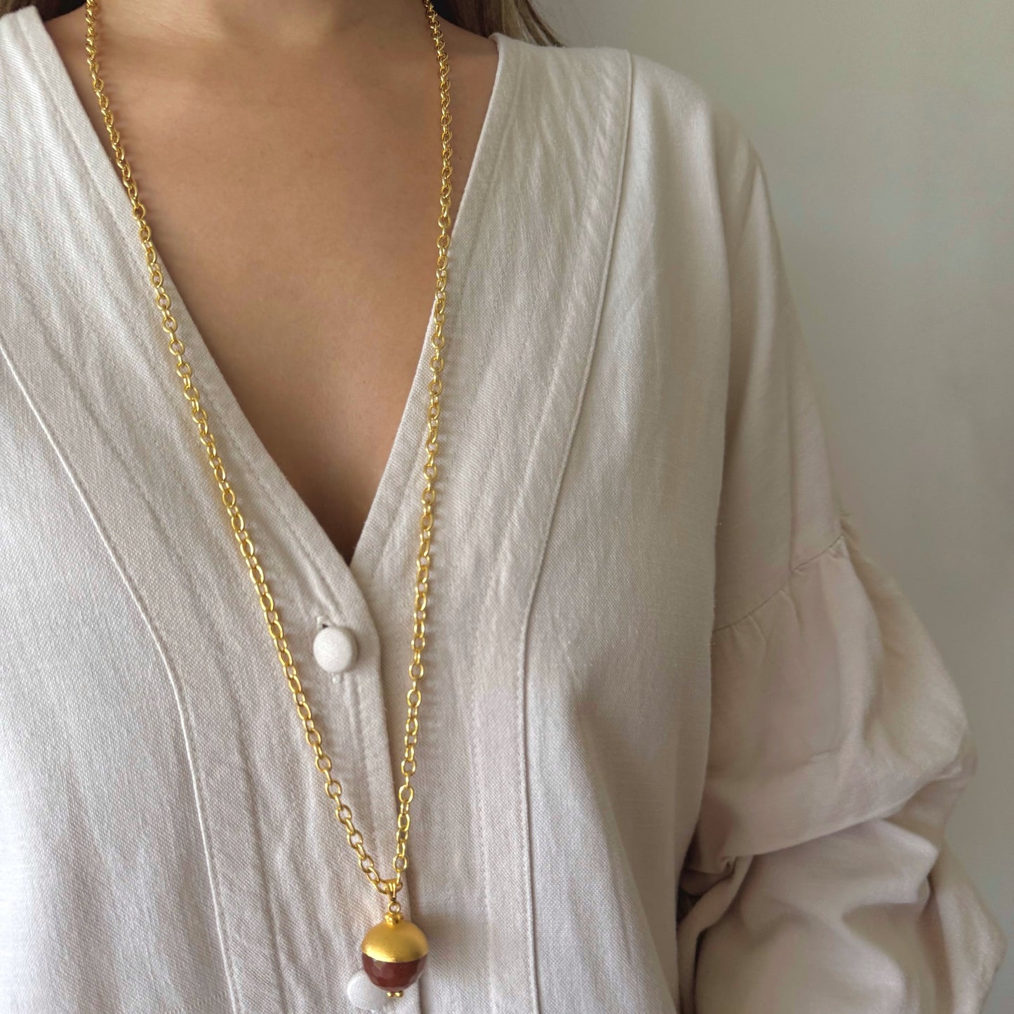 CADENA COPPER DUST CHUNKY LARGA