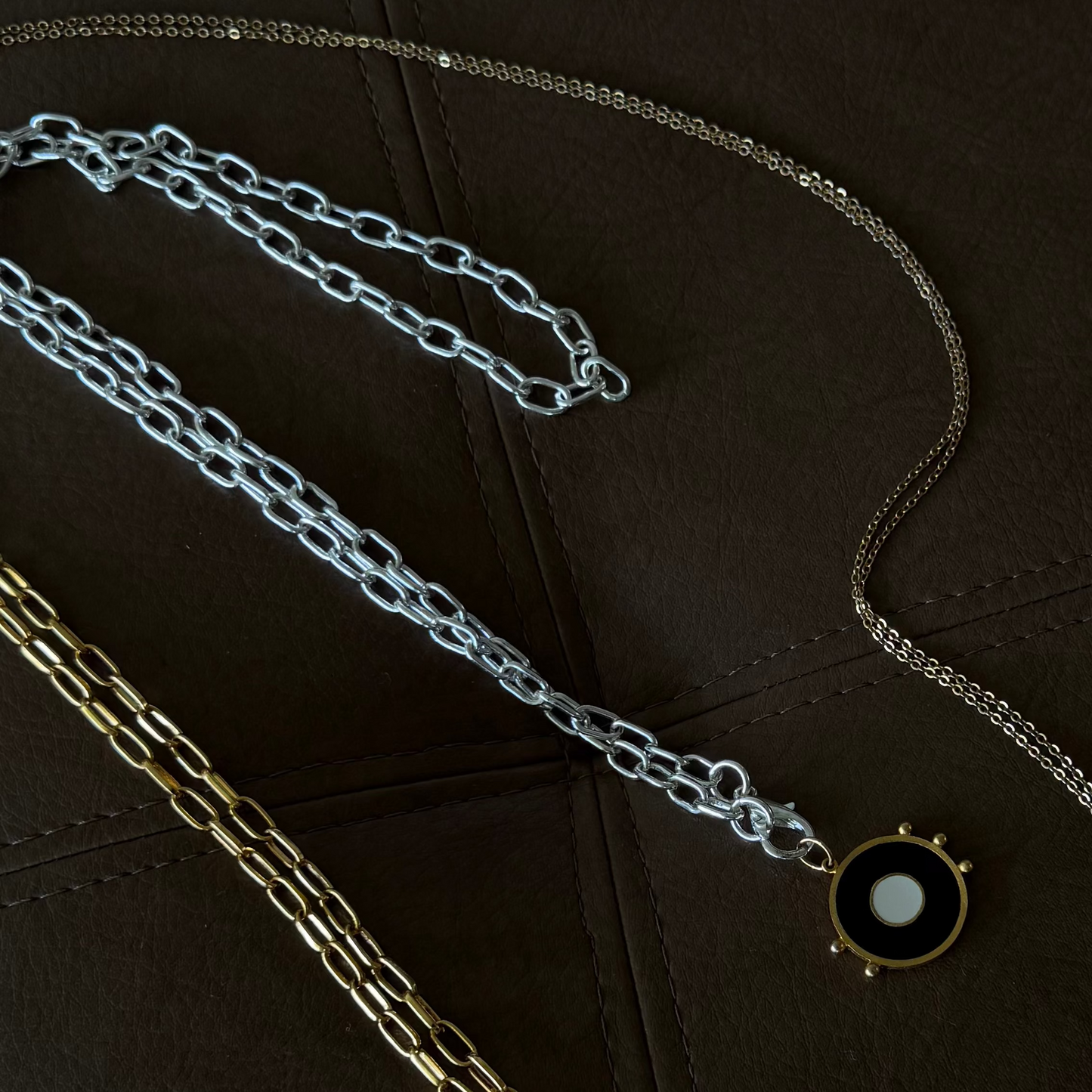 CADENA PAPER CLIP SILVER LARGA