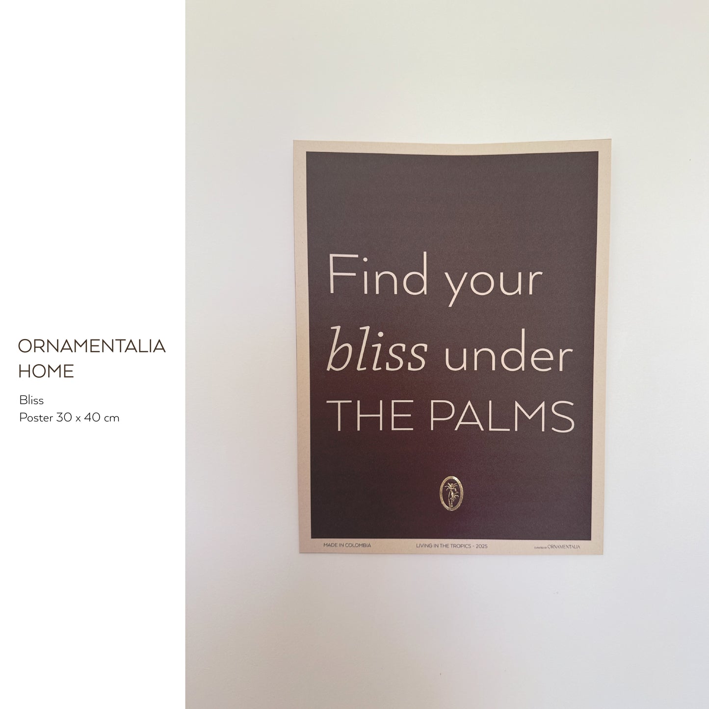 POSTER 30x40 - BLISS